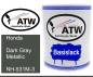 Preview: Honda, Dark Gray Metallic, NH-531M-3: 1L Lackdose, von ATW Autoteile West.